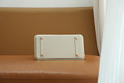 Colestore Hermes Birkin 25 Craie Togo Rose Gold Hardware  - 6