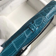 Colestore Hermes Kelly Cut Colvert Shiny Niloticus Crocodile Palladium hardware 31cm  - 5