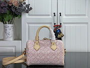 Colestore Louis Vuitton Speedy Bandoulière 20 Monogram Emblème Rose Ruban 20.5 x 13.5 x 12cm - 6