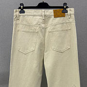 Colestore Louis Vuitton Embroidered Signature Skate Pants Ivory - 4