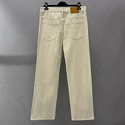 Colestore Louis Vuitton Embroidered Signature Skate Pants Ivory - 3