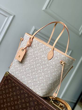 Colestore  Louis Vuitton Neverfull MM Monogram Emblème Peuplier Jacquard textile 47 x 28 x 14 cm