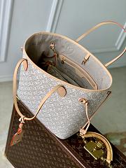 Colestore  Louis Vuitton Neverfull MM Monogram Emblème Peuplier Jacquard textile 47 x 28 x 14 cm - 6