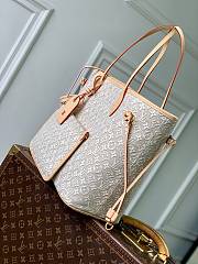 Colestore  Louis Vuitton Neverfull MM Monogram Emblème Peuplier Jacquard textile 47 x 28 x 14 cm - 2