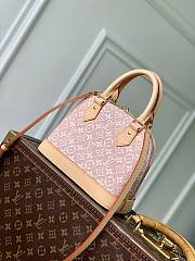 Colestore Louis Vuitton Alma BB Monogram Emblème Rose Ruban Jacquard textile 23.5 x 17.5 x 11.5 cm - 5