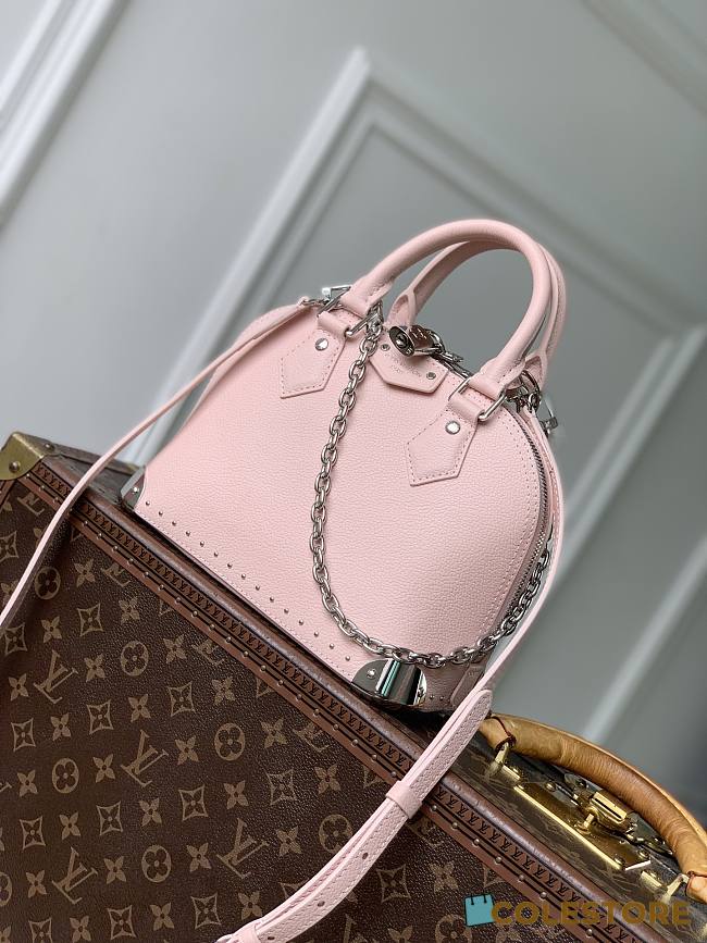 Colestore Louis Vuitton Alma Trunk BB Petal Pink Calfskin leather 22 x 19 x 11 cm - 1