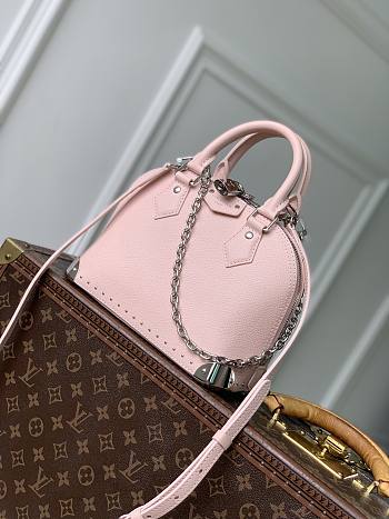 Colestore Louis Vuitton Alma Trunk BB Petal Pink Calfskin leather 22 x 19 x 11 cm