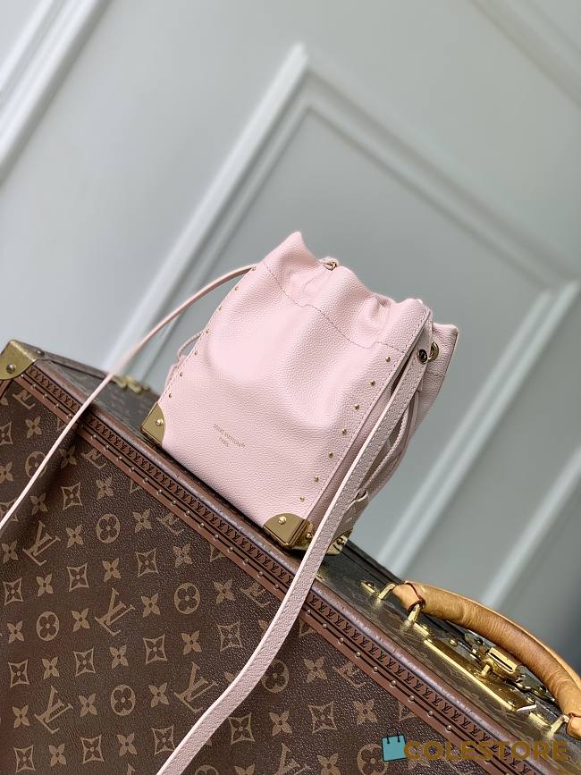 Colestore Louis Vuitton Nano Noé Trunk Rose Petal Calfskin leather 15 x 17 x 8cm - 1