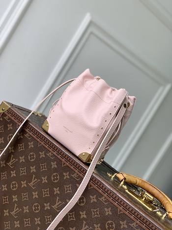 Colestore Louis Vuitton Nano Noé Trunk Rose Petal Calfskin leather 15 x 17 x 8cm