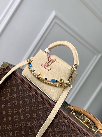 Colestore Louis Vuitton Capucines East West Mini Banana Taurillon leather 12 x 22 x 8 cm