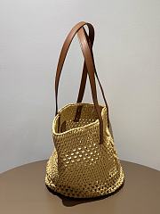 Colestore YSL Saint Laurent PANIER small in raffia Natural 44 x 22 x 22 cm - 2
