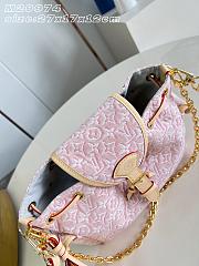 Colestore Louis Vuitton Odyssee PM Monogram Emblème Rose Ruban Jacquard textile 27 x 17 x 12 cm - 6