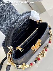 Colestore Louis Vuitton Capucines East West Mini Black Taurillon leather 12 x 22 x 8 cm - 6