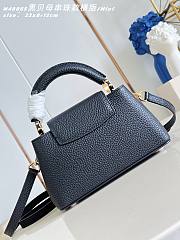 Colestore Louis Vuitton Capucines East West Mini Black Taurillon leather 12 x 22 x 8 cm - 2