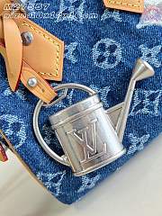 Colestore Louis Vuitton Speedy 18 Bandoulière Blue Monogram Flowers Denim 18 x 12 x 10 cm - 5