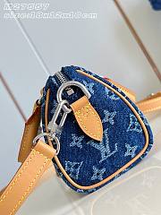 Colestore Louis Vuitton Speedy 18 Bandoulière Blue Monogram Flowers Denim 18 x 12 x 10 cm - 2