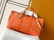 Colestore Louis Vuitton Keepall Bandoulière 50 Caramel Monogram Heritage coated canvas 50 x 29 x 23 cm - 1
