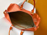 Colestore Louis Vuitton Keepall Bandoulière 50 Caramel Monogram Heritage coated canvas 50 x 29 x 23 cm - 6