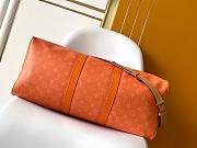 Colestore Louis Vuitton Keepall Bandoulière 50 Caramel Monogram Heritage coated canvas 50 x 29 x 23 cm - 4