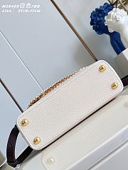 Colestore Louis Vuitton Flight Mode Capucines BB Cream/Burnt Mahogany Taurillon leather 27 x 19 x 9 cm - 2