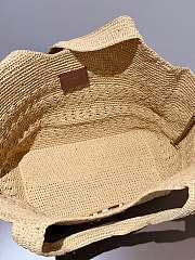 Colestore YSL Saint Laurent ICARE medium in raffia 46 x 28 x 15 cm - 5