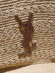 Colestore YSL Saint Laurent ICARE medium in raffia 46 x 28 x 15 cm - 3