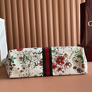 Colestore Gucci Giglio Flora large tote bag white and multicolor Flora net 40(54)x46x16cm  - 2