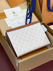 Colestore Louis Vuitton Pochette Voyage Souple Monogram Heritage Canvas  27.0 x 21.0 x 3.0 cm - 3