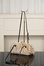 Colestore Chanel MÉTIERS D’ART 2026   CLUTCH WITH CHAIN   Lambskin  Light Beige & Black 7.5 x 27 x 12cm - 6