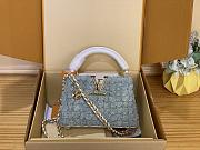 Colestore Louis Vuitton Capucines Mini Blue Denim GOTS  21 x 13.6 x 8 cm - 1