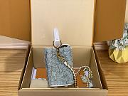 Colestore Louis Vuitton Capucines Mini Blue Denim GOTS  21 x 13.6 x 8 cm - 3