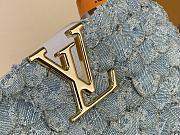Colestore Louis Vuitton Capucines Mini Blue Denim GOTS  21 x 13.6 x 8 cm - 2