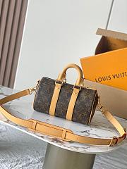 Colestore Louis Vuitton Keepall Bandoulière 25 Monogram/Yellow Monogram Grid coated canvas 25 x 15 x 11 cm  - 5