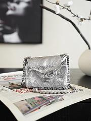 Colestore Chanel SPRING SUMMER 2026   SMALL 2.55 MINAUDIERE   Silver-Tone Metal  Silver 11x12.5x5cm - 1