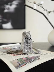 Colestore Chanel SPRING SUMMER 2026   SMALL 2.55 MINAUDIERE   Silver-Tone Metal  Silver 11x12.5x5cm - 5