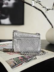 Colestore Chanel SPRING SUMMER 2026   SMALL 2.55 MINAUDIERE   Silver-Tone Metal  Silver 11x12.5x5cm - 4