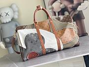 Colestore Louis Vuitton Keepall Bandoulière 50 Monogram Khaki coated canvas 50 x 29 x 23 cm - 5