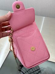 Colestore Chanel SPRING SUMMER 2026   CHANEL 25 MINI HANDBAG   Grained Calfskin & Gold-Tone Metal  Pink 20 x 22 x 12.5cm - 2