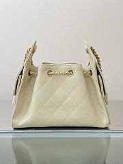 Colestore Chanel SPRING SUMMER 2026   CHANEL 25 MINI HANDBAG   Grained Calfskin & Gold-Tone Metal  Beige 20 x 22 x 12.5cm - 4