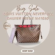 Louis Vuitton Neverfull Damier Ebene N41050  - 1
