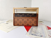 Colestore  Louis Vuitton Sarah Wallet Monogram Reverse Canvas Size 20x11 - 5