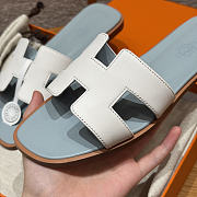 Colestore Hermes Oran sandal White / Glacier Blue - 6