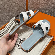 Colestore Hermes Oran sandal White / Glacier Blue - 3