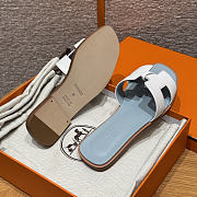 Colestore Hermes Oran sandal White / Glacier Blue - 2