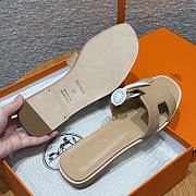 Colestore Hermes Oran sandal Beige Albinos - 5