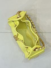 Colestore Chanel  25 Mini Handbag Grained Calfskin & Gold-Tone Metal Neon Yellow 20 x 22 x 12.5cm - 2