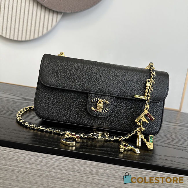 Colestore  Chanel Métiers d'Art 2026 Flap bag & Gold-Tone Metal Black 12x22x4cm - 1