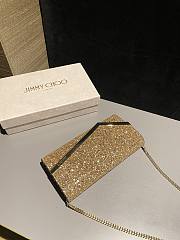 Colestore Emmie Gold Candyfloss Glitter Web Clutch Bag 22x12x3cm - 4