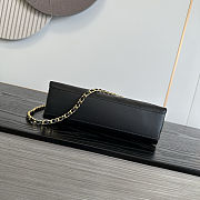 Colestore Chanel Métiers d’art 2026   Shopping Bag   Calfskin & Gold-Tone Metal  Black 32 x 31 x 11cm - 6