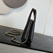 Colestore Chanel Métiers d’art 2026   Shopping Bag   Calfskin & Gold-Tone Metal  Black 32 x 31 x 11cm - 3